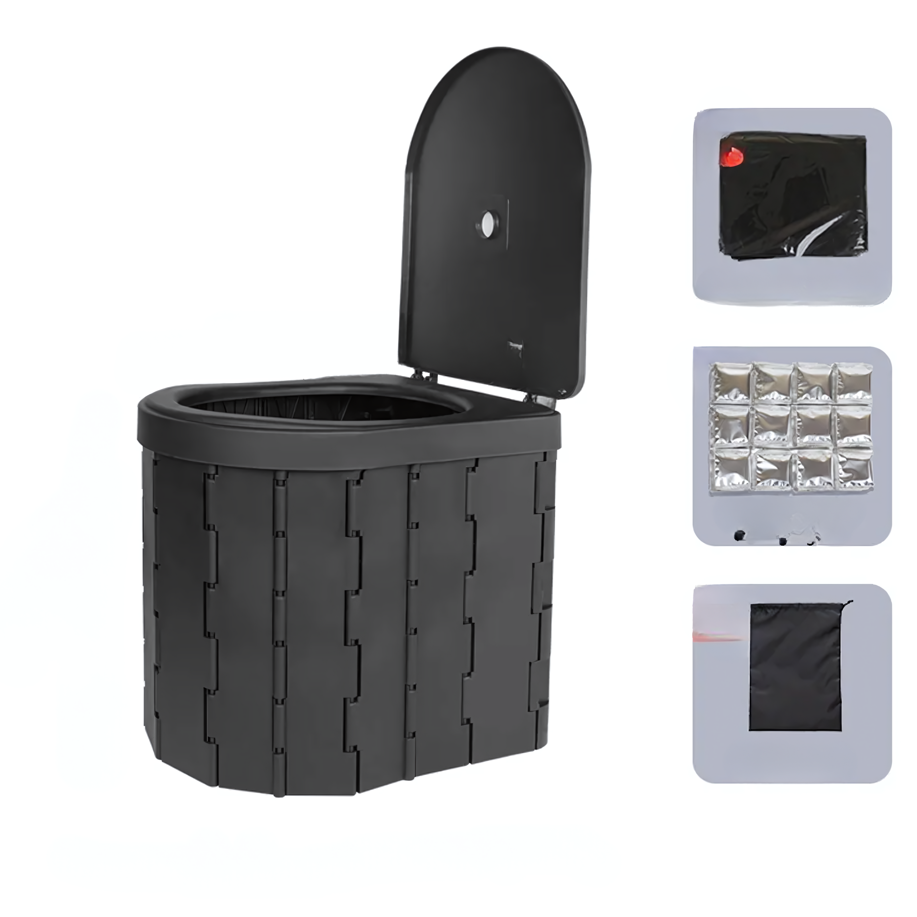 AWALIU® Tragbare Campingtoilette