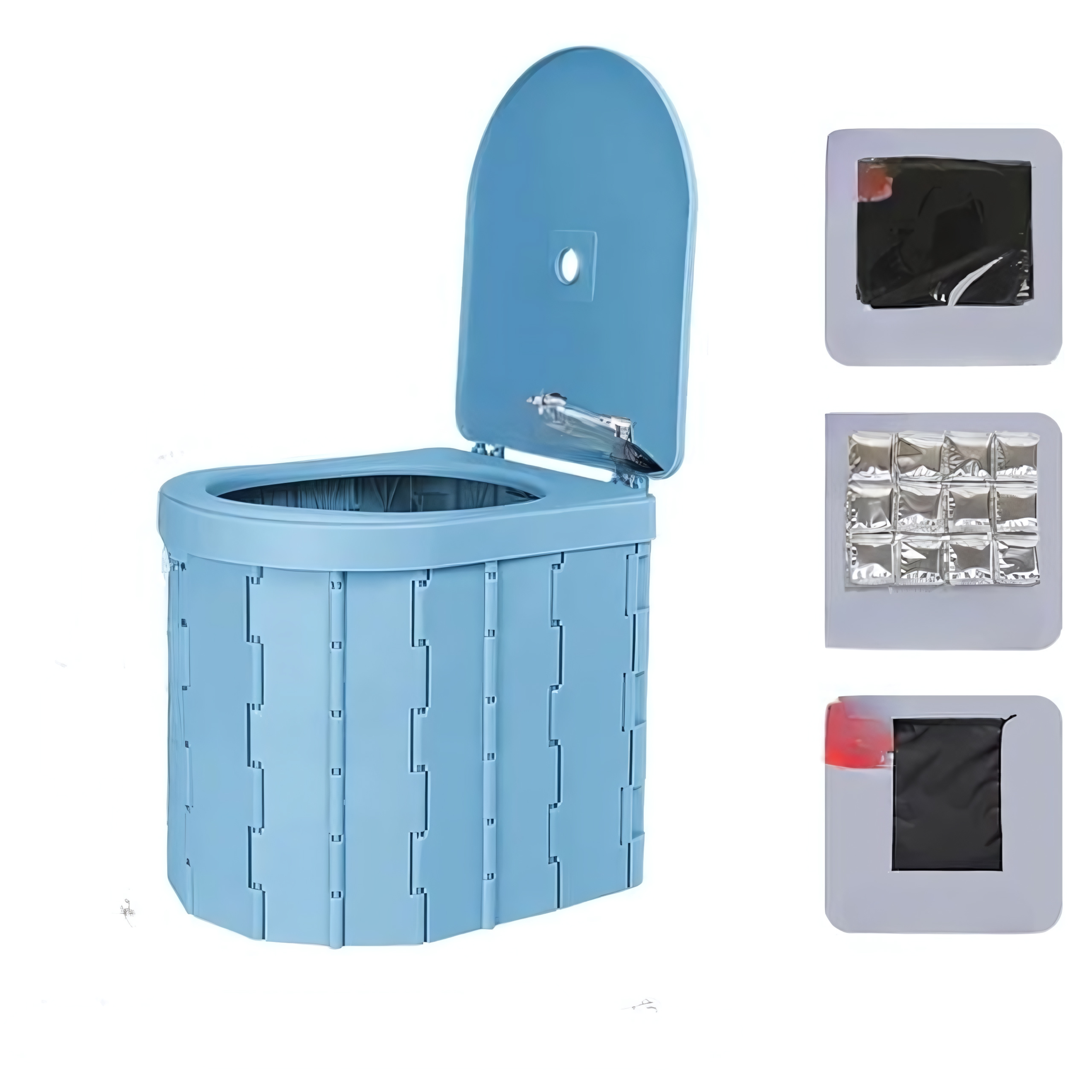 AWALIU® Tragbare Campingtoilette