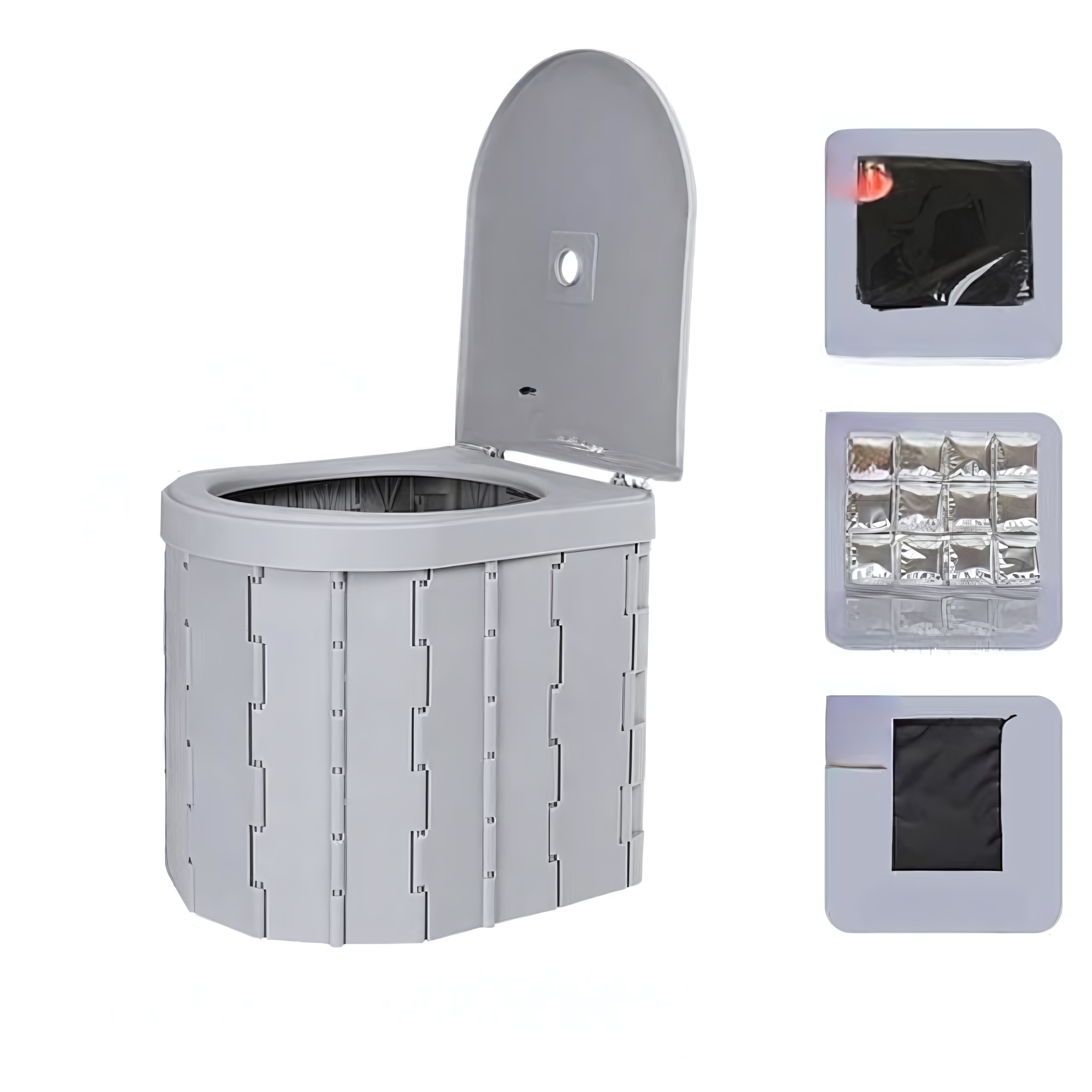 AWALIU® Tragbare Campingtoilette