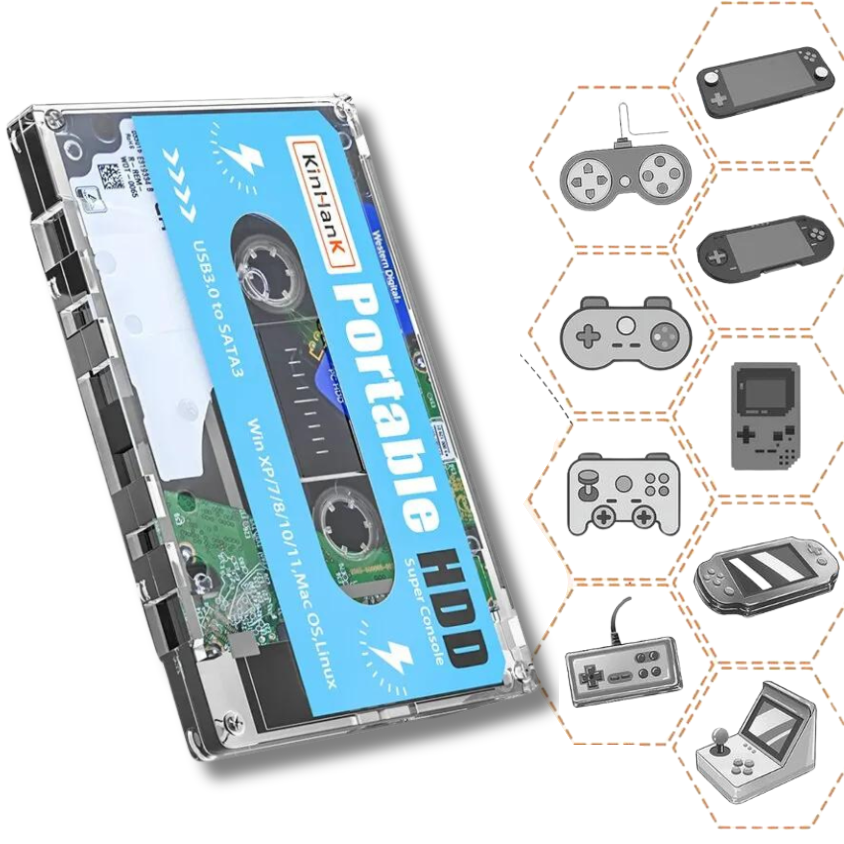 AWALIU® Kinkan-Spielekonsole