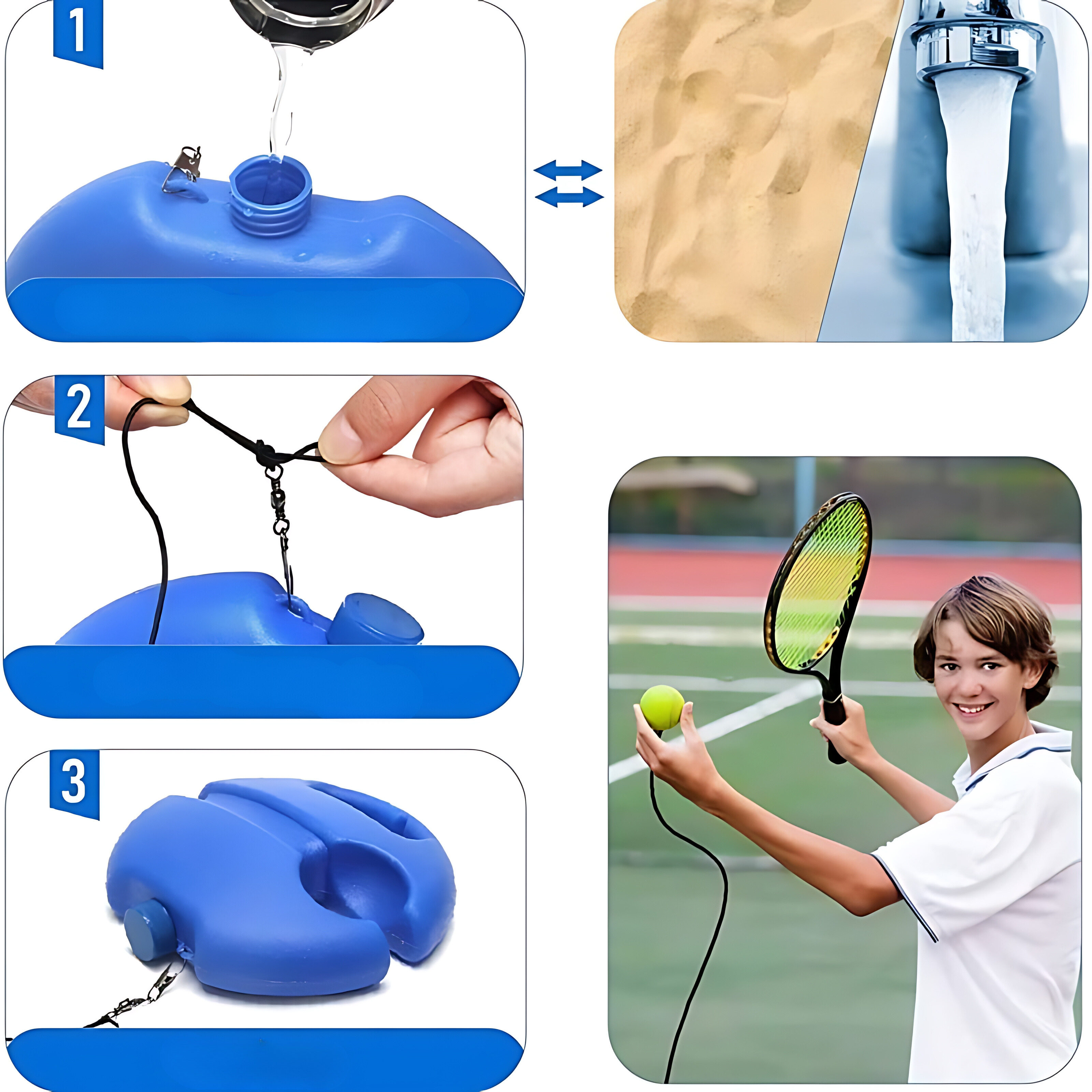 AWALIU® Tennis Rückprall-Trainer