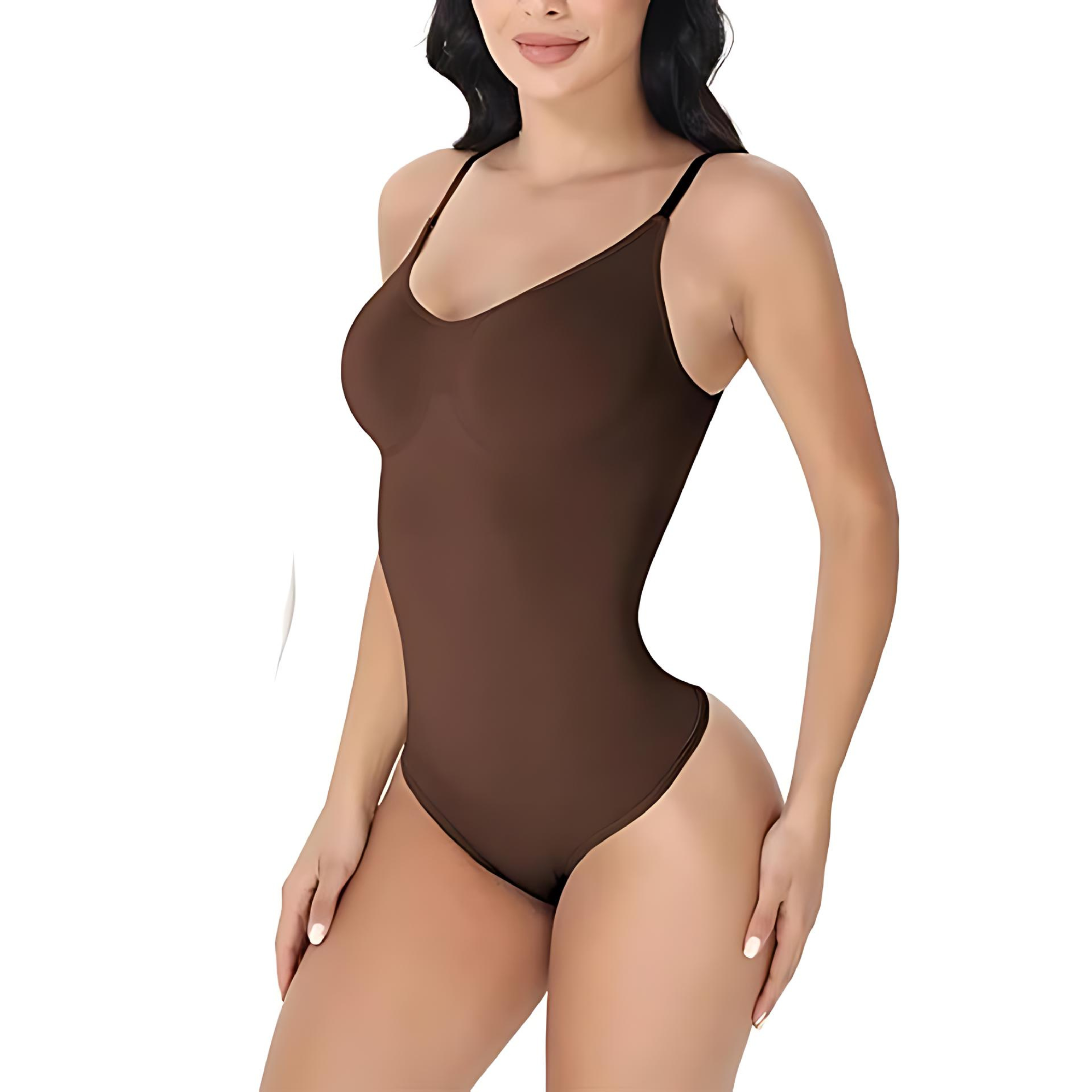 AWALIU® V-Ausschnitt Shapewear Bodysuit