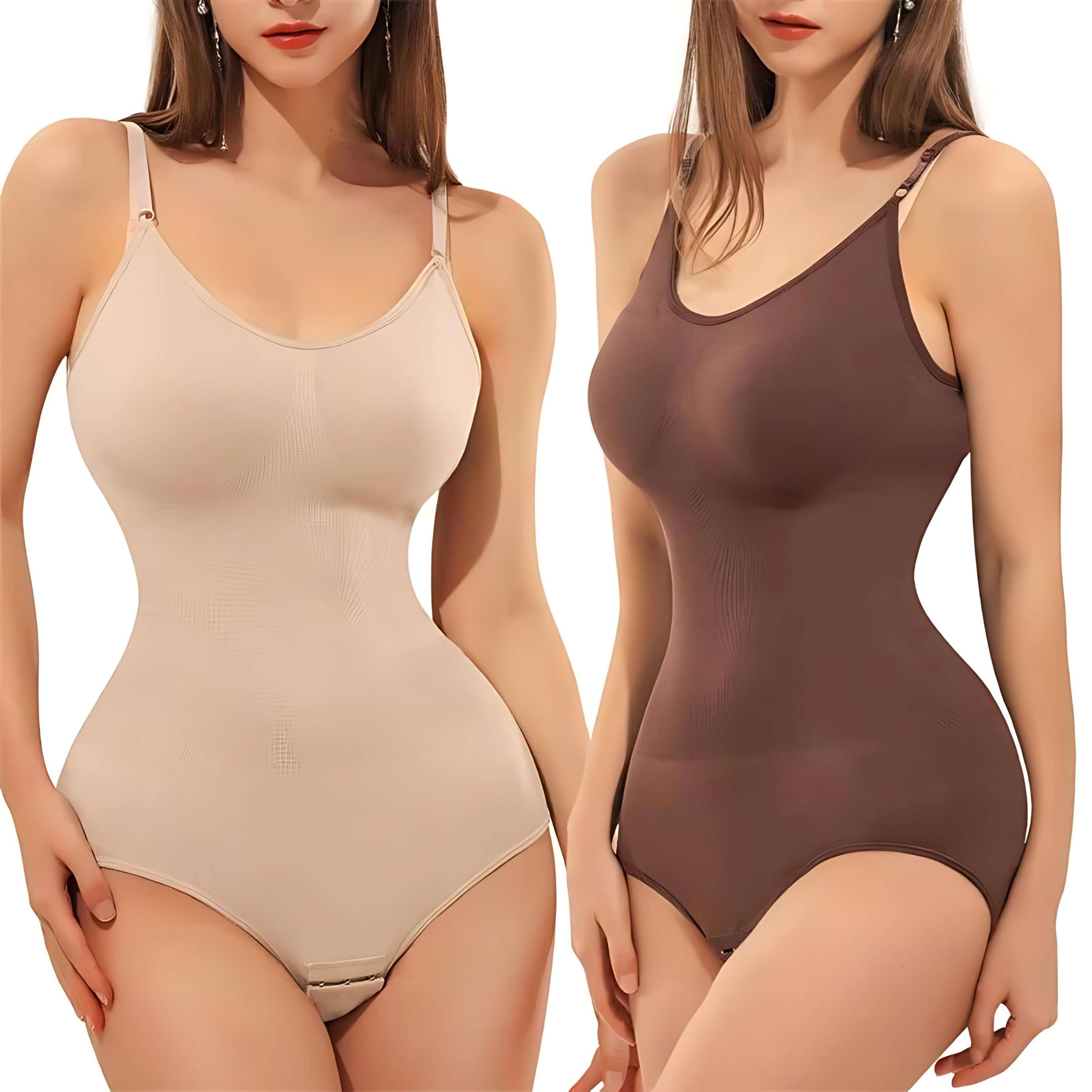 AWALIU® V-Ausschnitt Shapewear Bodysuit