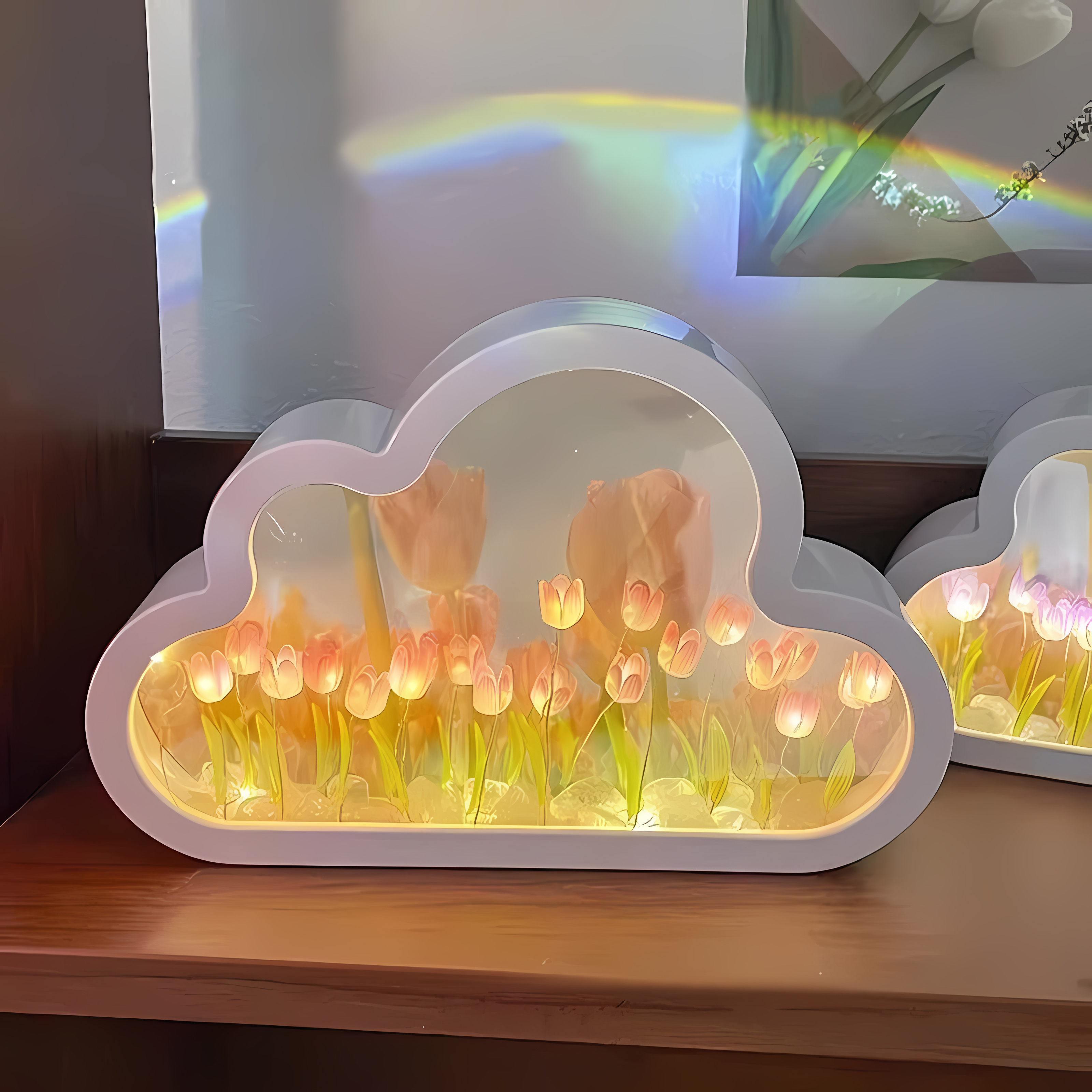 AWALIU® Wolke Tulpe Lampe