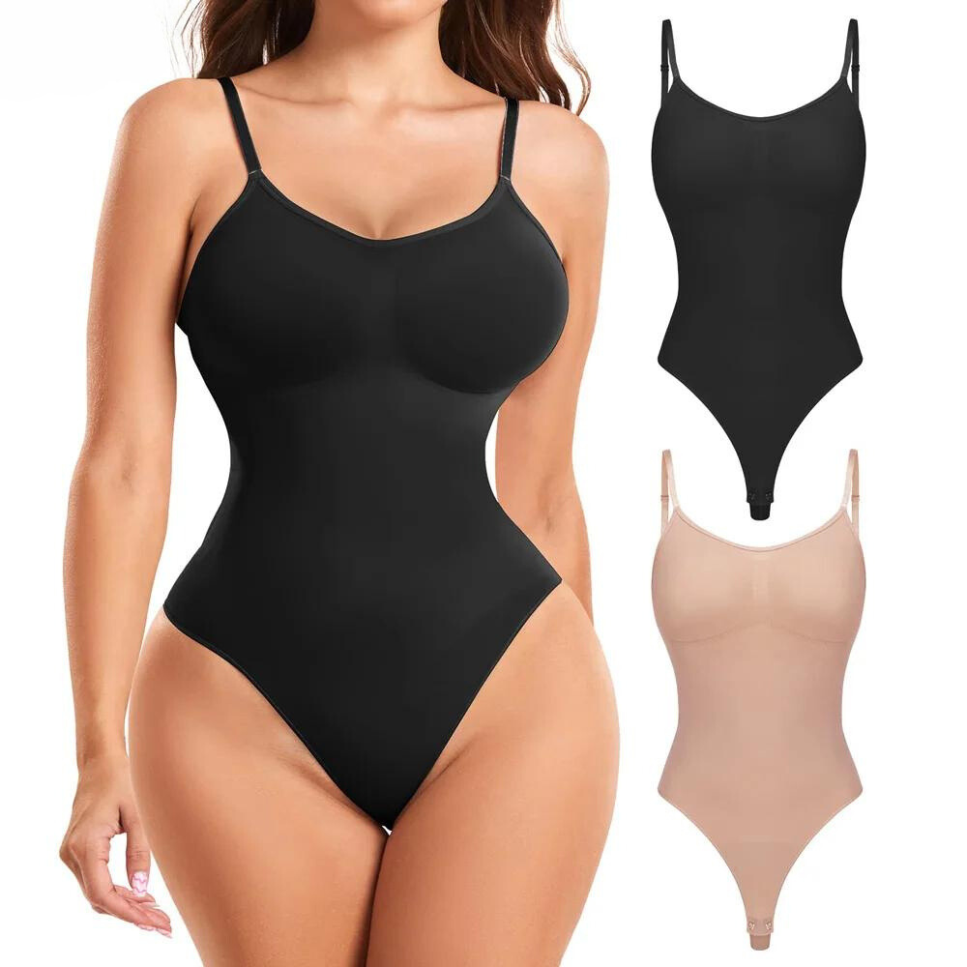 AWALIU®  Geschnappt Shapewear-Miederanzug